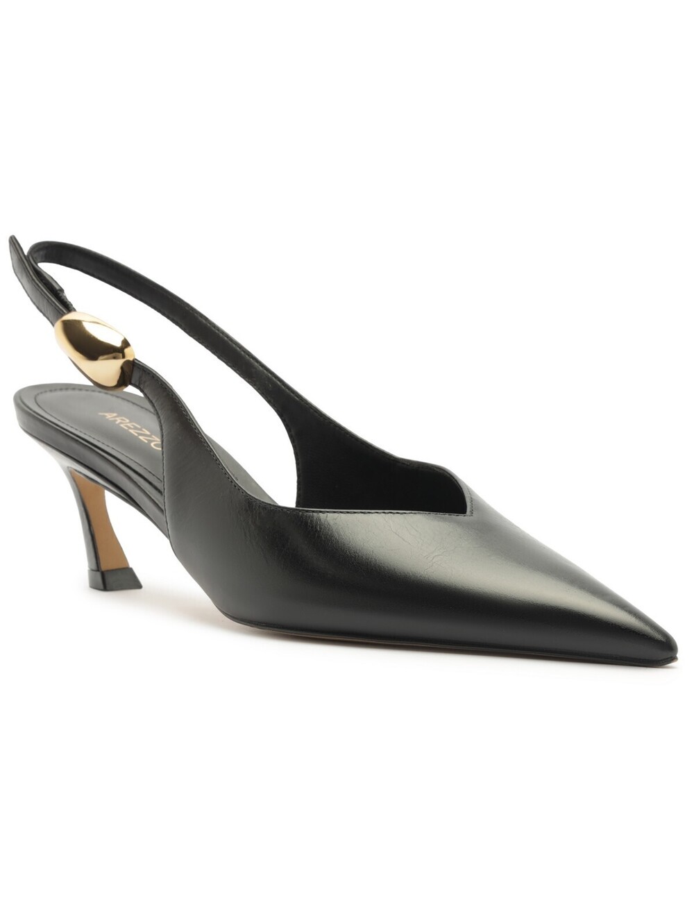 Arezzo Womens Shoes Farrah Low Stil Black 8.5